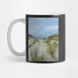 View on dunes along the North Sea, Europe Mug